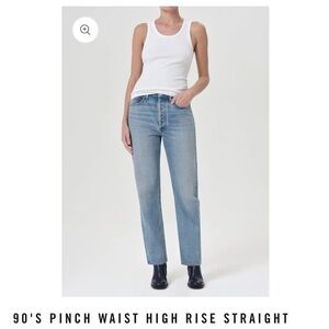 Agolde High-Rise Straight Jean